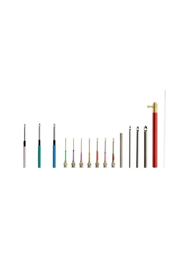 Punch Needle Embroidery Kits Embroidery Pen Tools Embroidery Needles Set 16PCS - Image 1